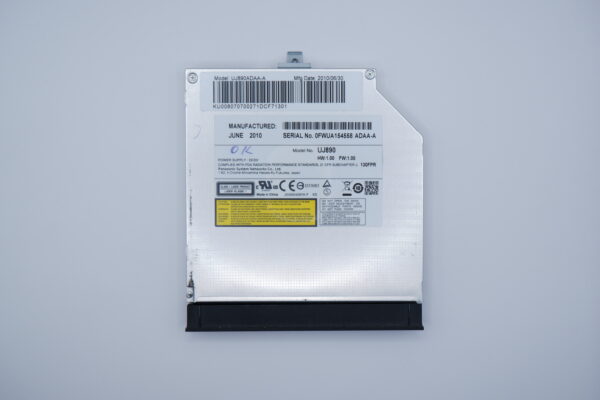 Panasonic ACER laptop DVD RW DL író 12mm UJ890