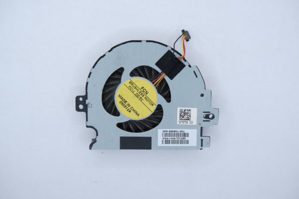 HP Envy M6 M6T M6-1000 1100 hűtő ventilátor SPS-686901-001 DC28000BFF0 - Image 2