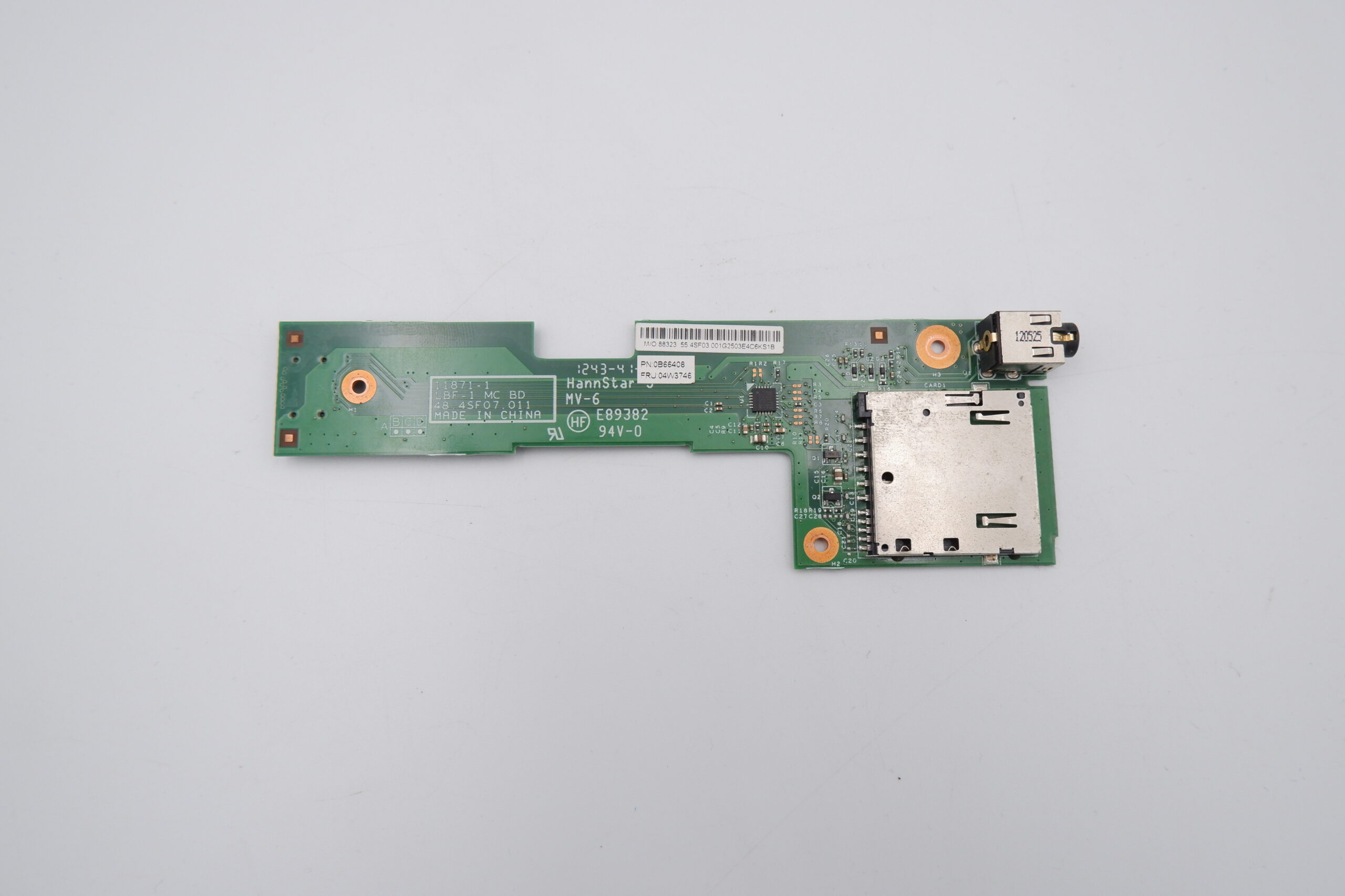 Lenovo ThinkPad L530 laptop audio kártyaolvasó panel 48.4SF08.011