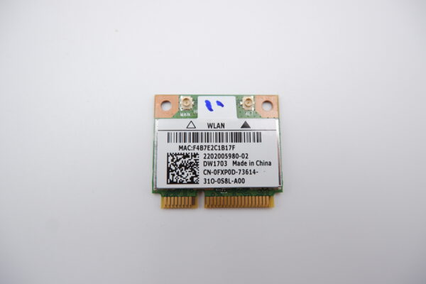 DELL Atheros AR5B225 Wifi Bluetooth 4.0 mini-PCI-E kártya CN-0FXP0D