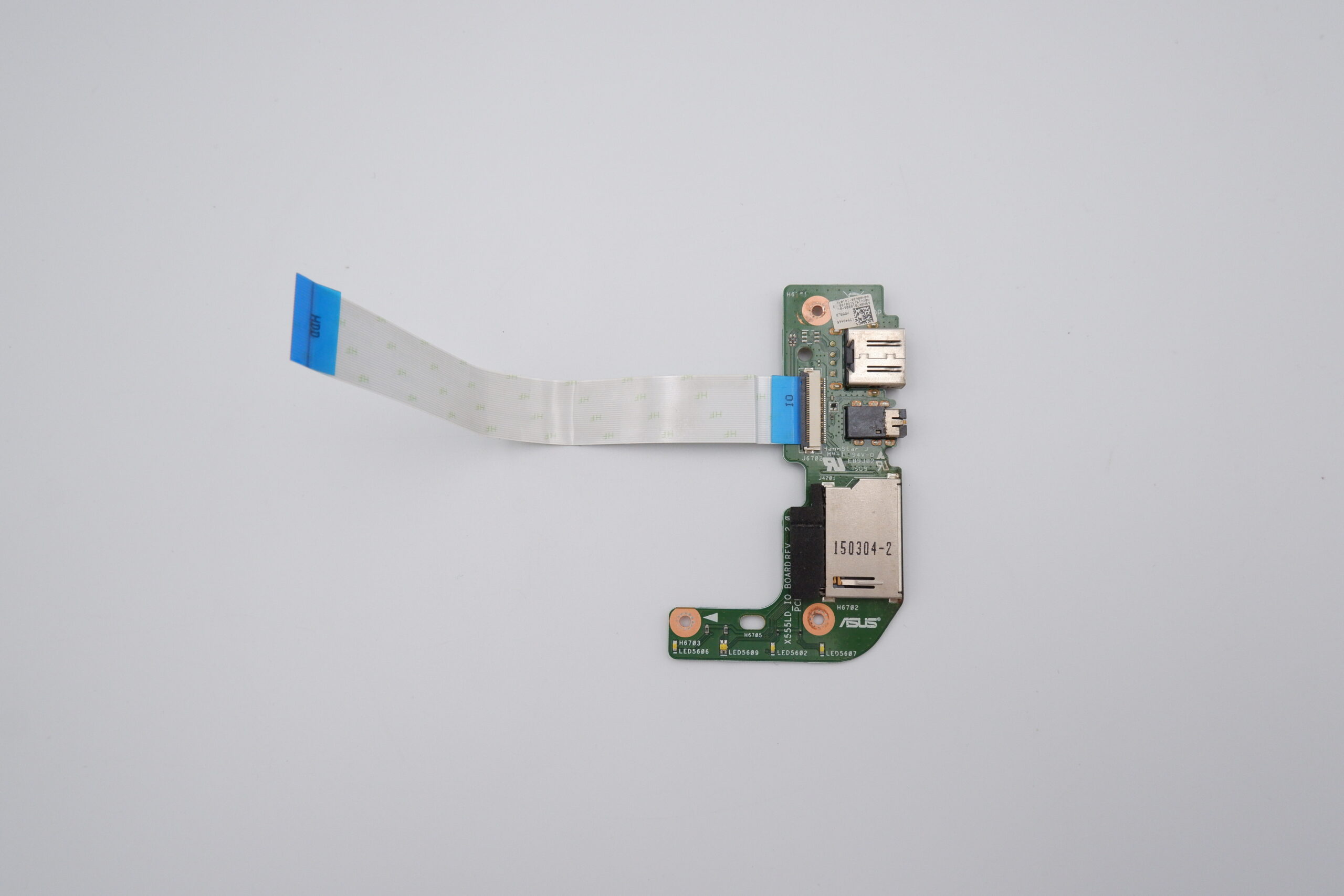 ASUS X554LA laptop USB audio kártyaolvasó panel 69N0R7B10B06-01 60NB0620-IO1030 - Image 2