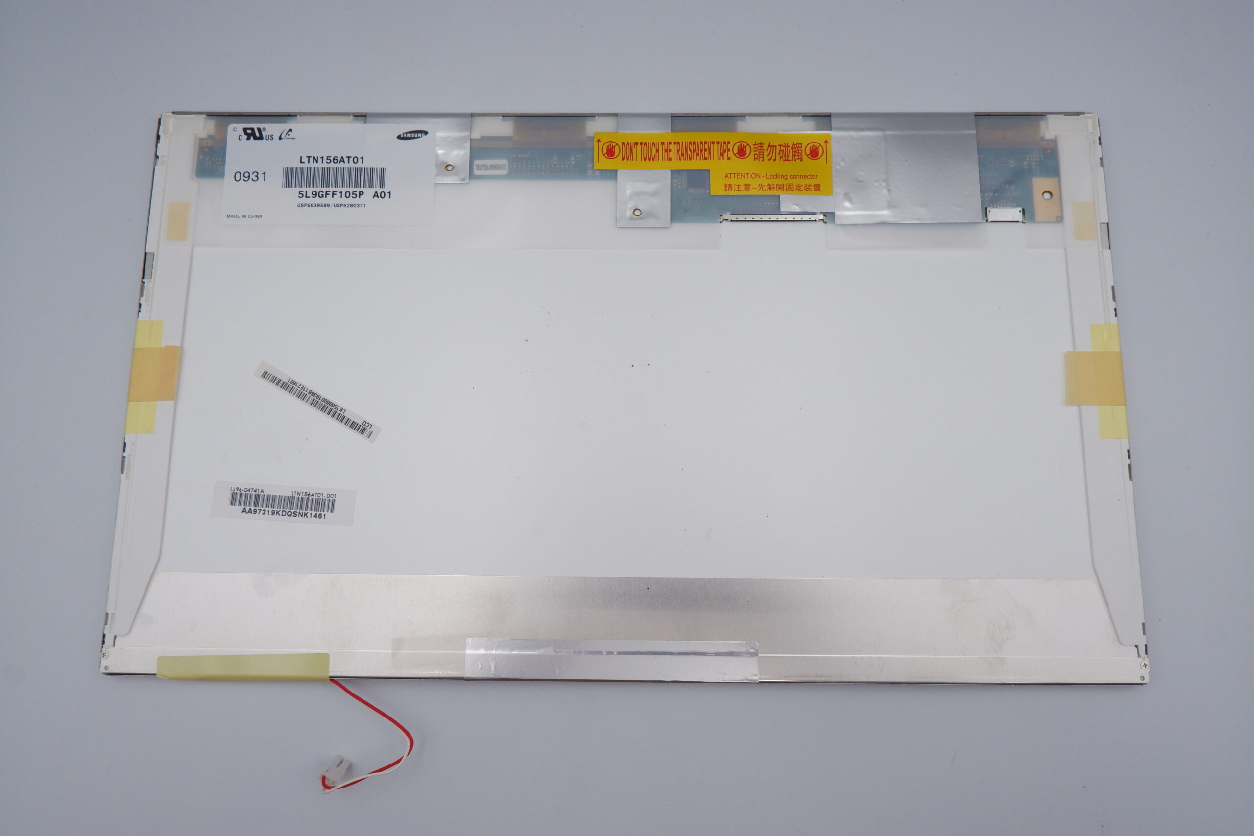 Samsung LTN156AT01 15.6 laptop kijelző fényes 30 PIN - Image 2