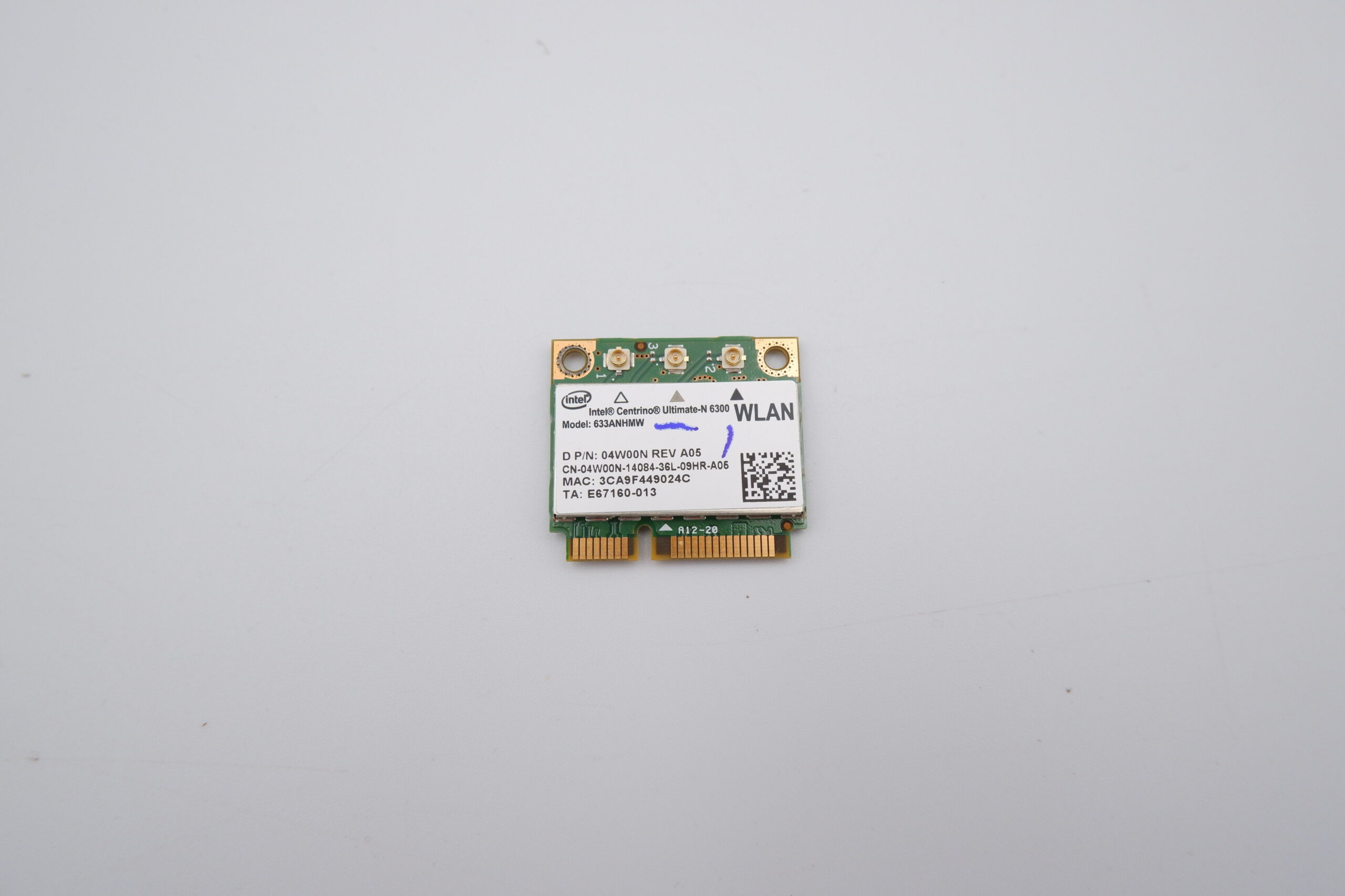 DELL Intel Centrino Ultimate-N 6300 Wifi kártya 633ANHMW 04W00N
