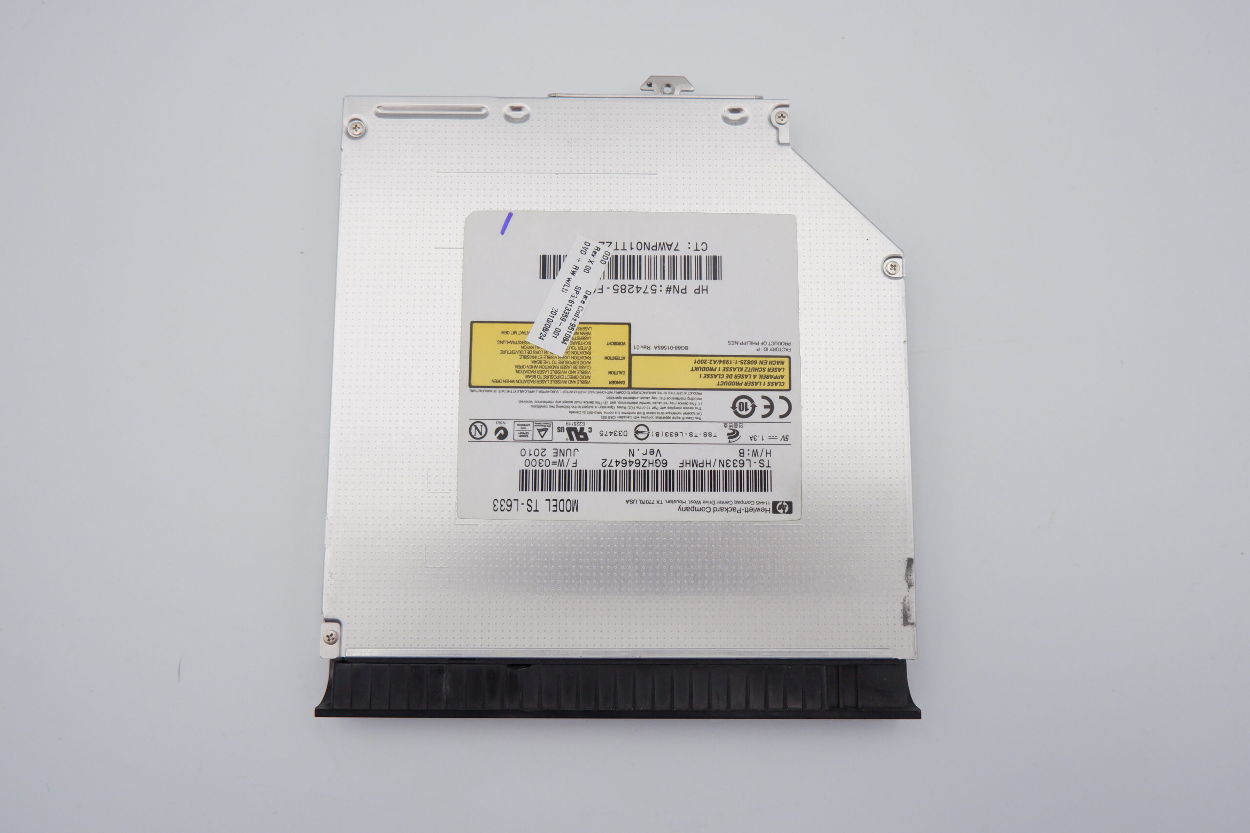 HP laptop DVD író 12mm TS-L633