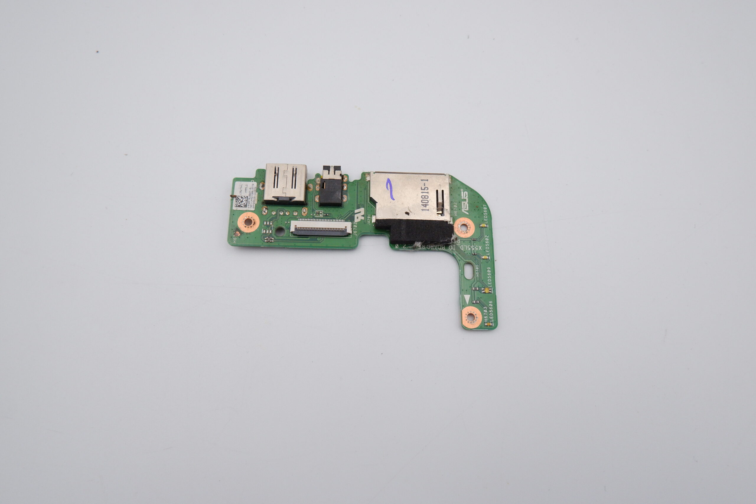 ASUS F555 laptop USB audio kártyaolvasó panel 69N0R7B10B03-01 60NB0620-IO1030 - Image 2