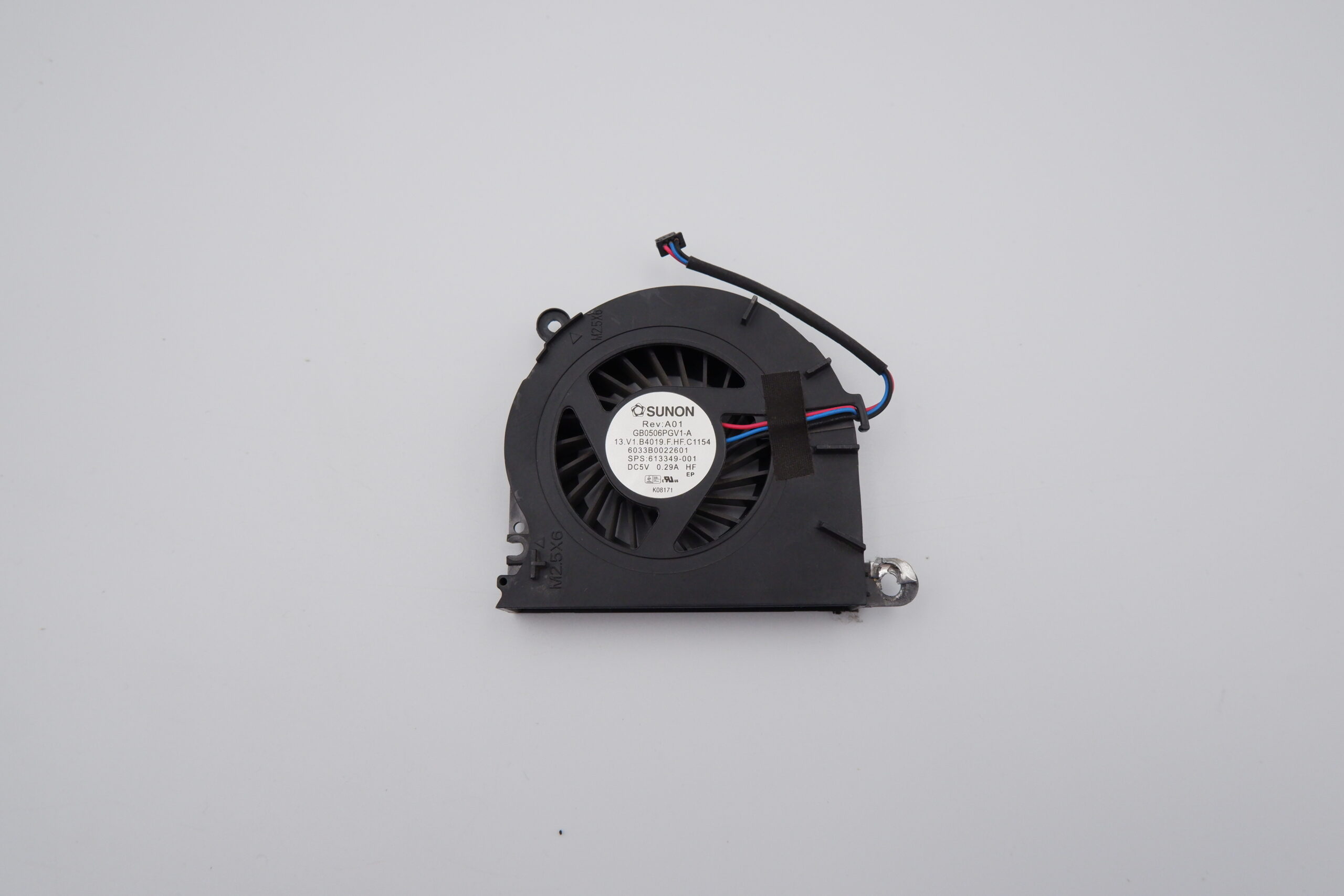 HP ProBook 6440b 6445b 6540b 6545b 6555b laptop hűtő ventilátor 613349-001 6033B0022601 - Image 2