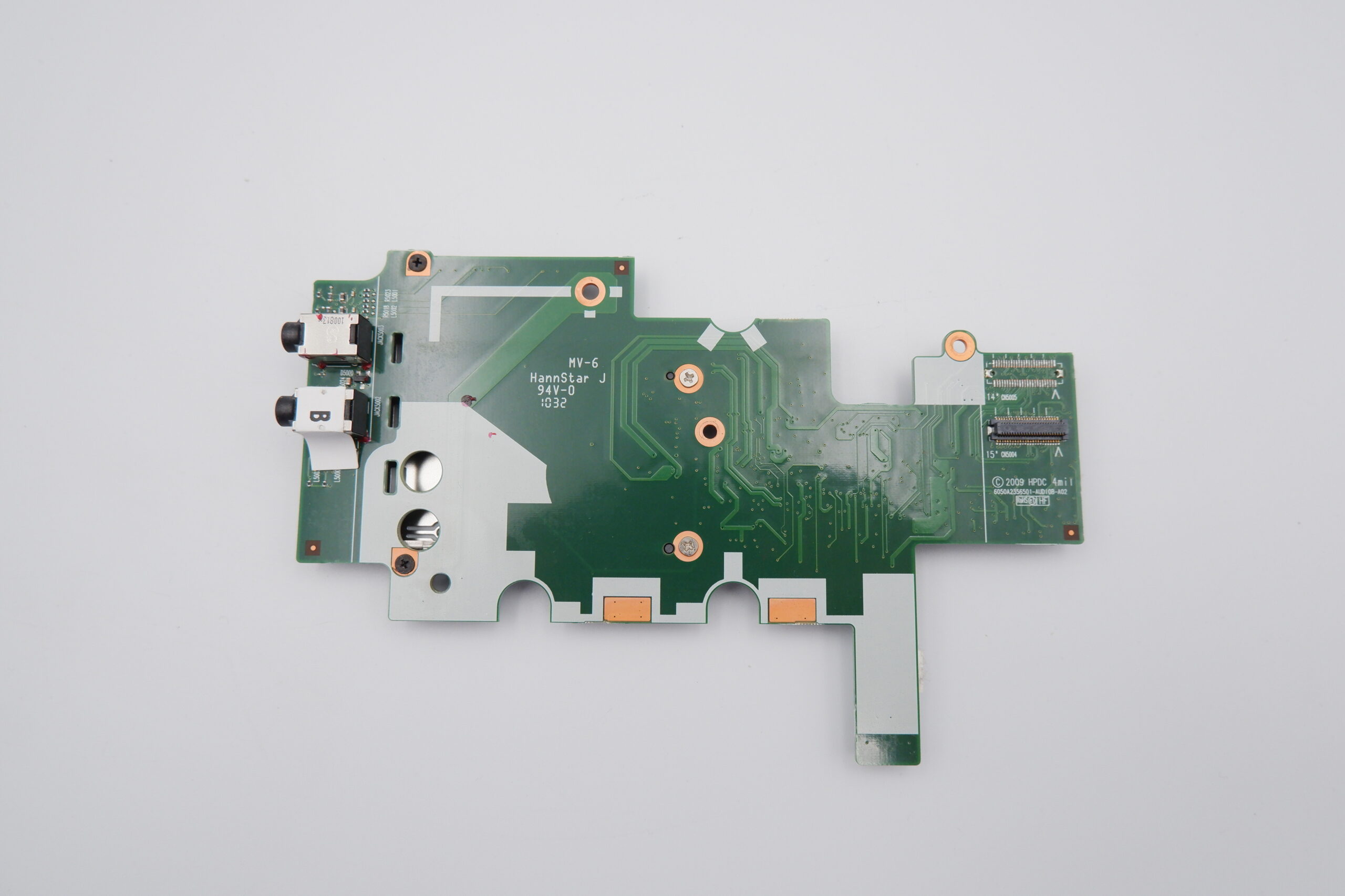 HP ProBook 6450b 6550b laptop kártyaolvasó audio panel 6050A2356501 - Image 2