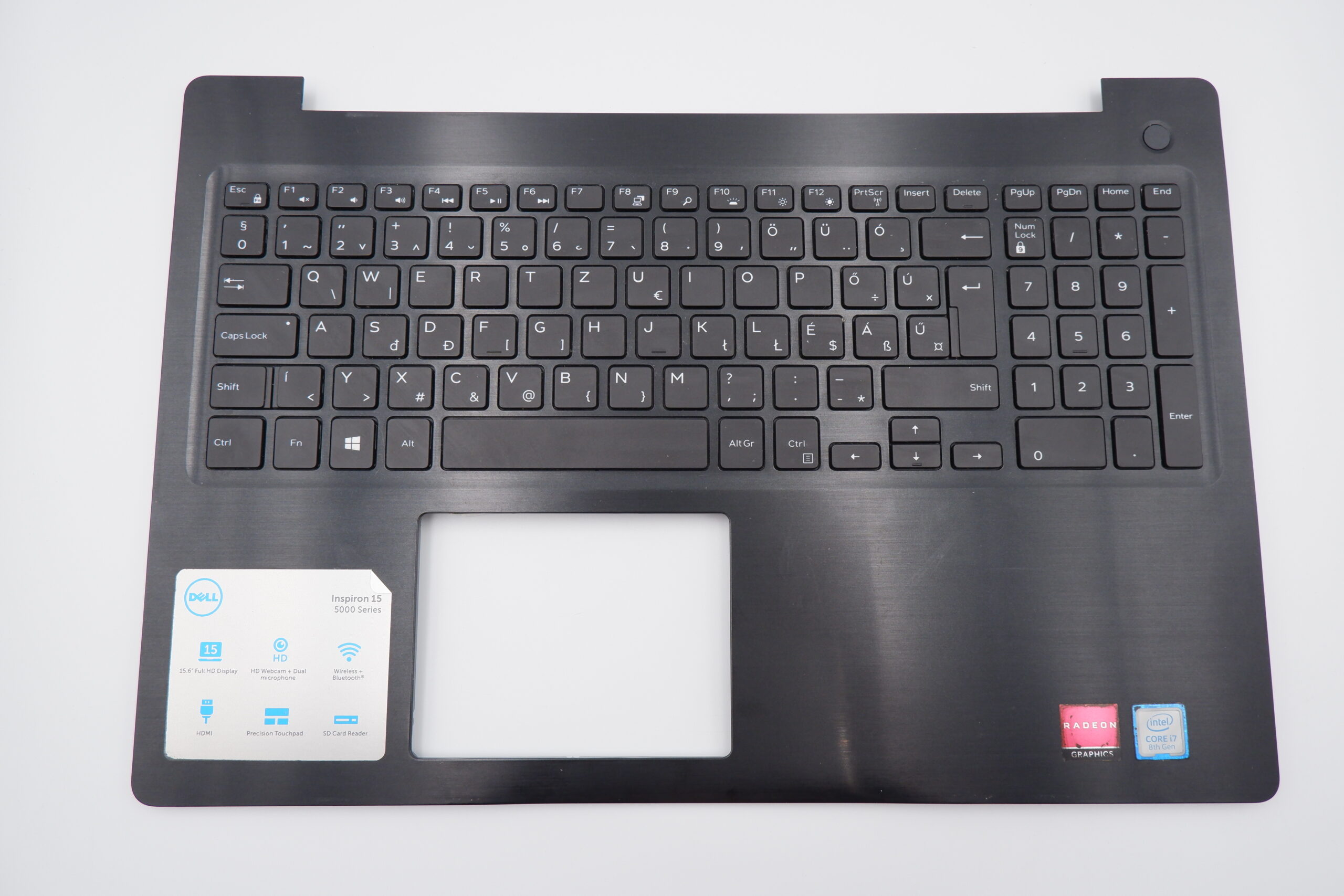 Dell Inspiron 5570 5575 laptop felső ház és billentyűzet AP21C000800 CN-08D7T9 CN-0TJRHX