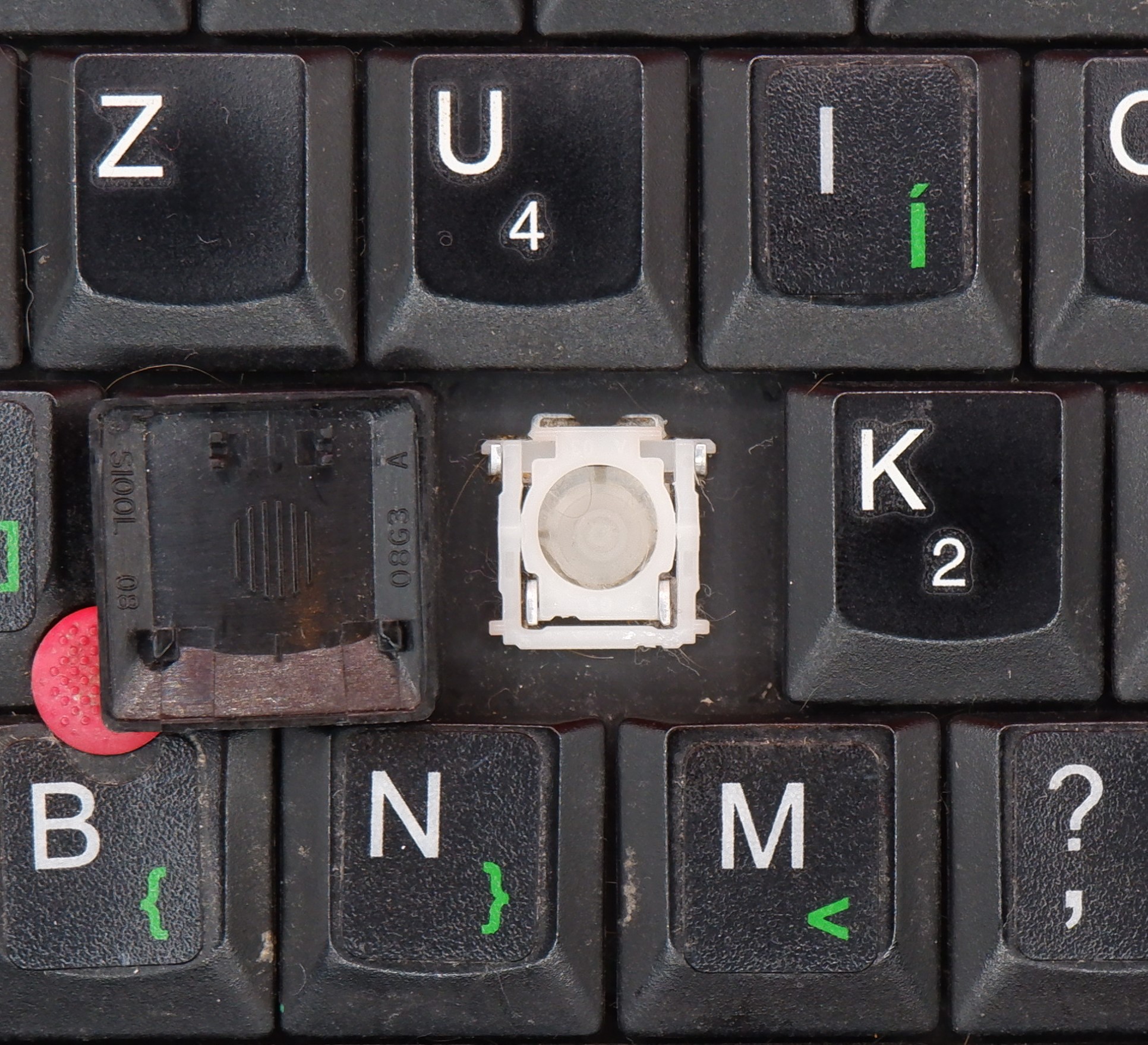 Lenovo Thinkpad T410 T420 T510 T520 X220 W510 laptop billentyűzet gomb 45N2171