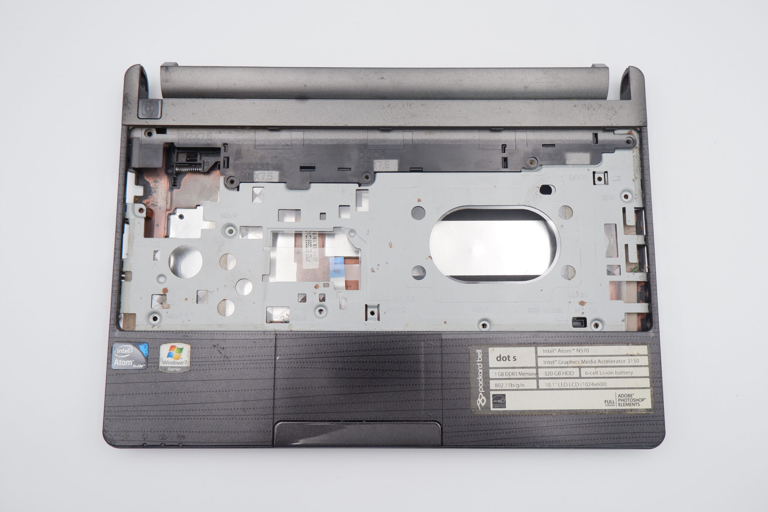 Packard Bell Dot S laptop alsó felső ház egyben