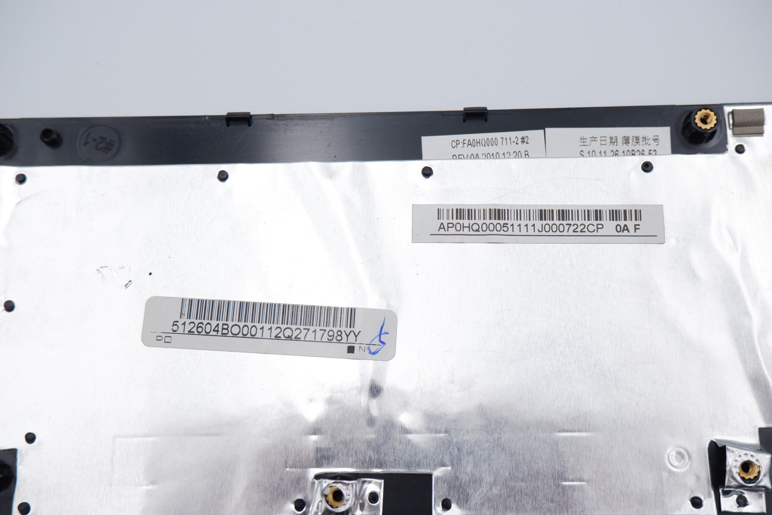 Packard Bell EASYNOTE LS11HR laptop felső burkolat AP0HQ000511 - Image 3