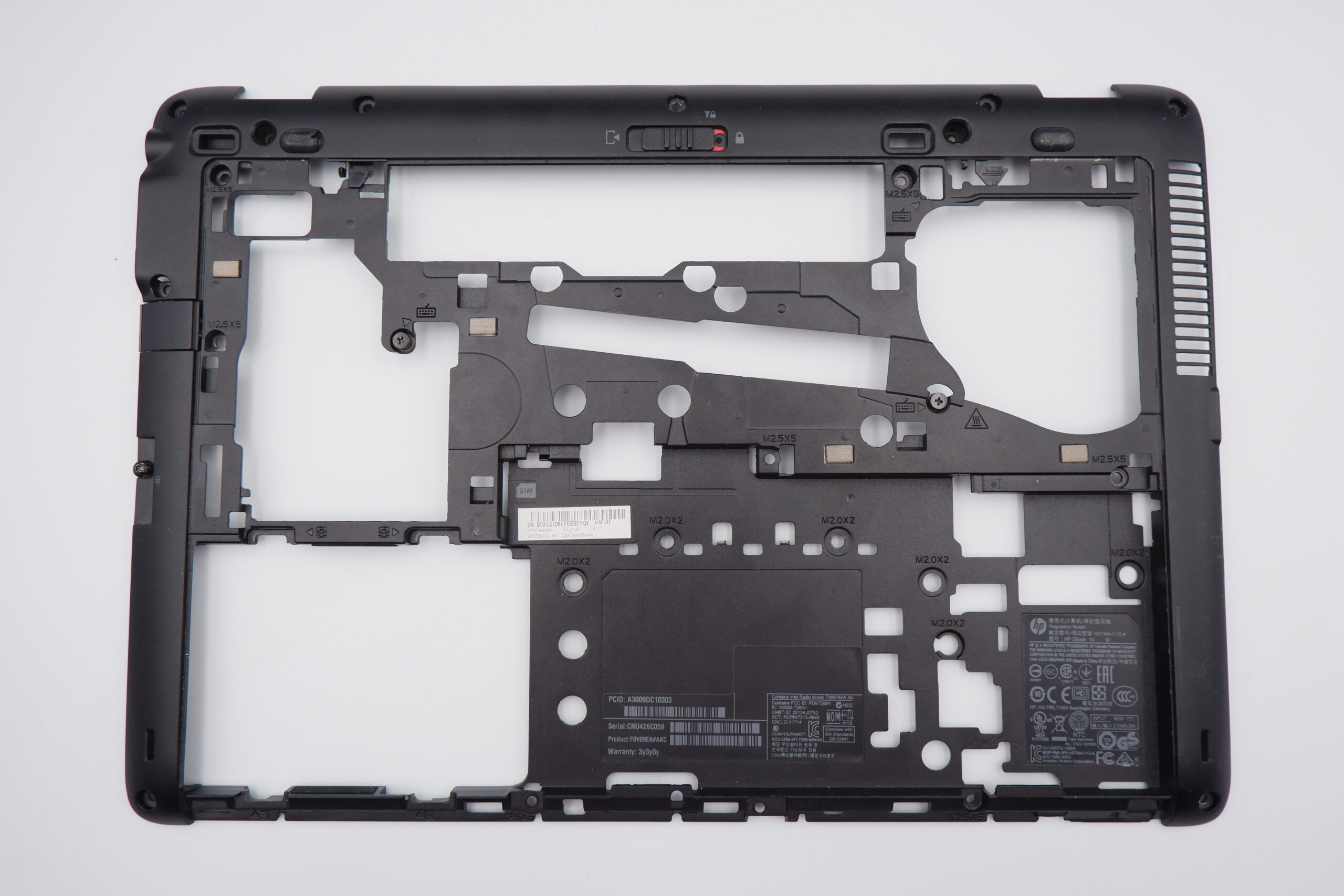 HP ZBook 14 G1 laptop alsó ház 765810-001 6070B0694903