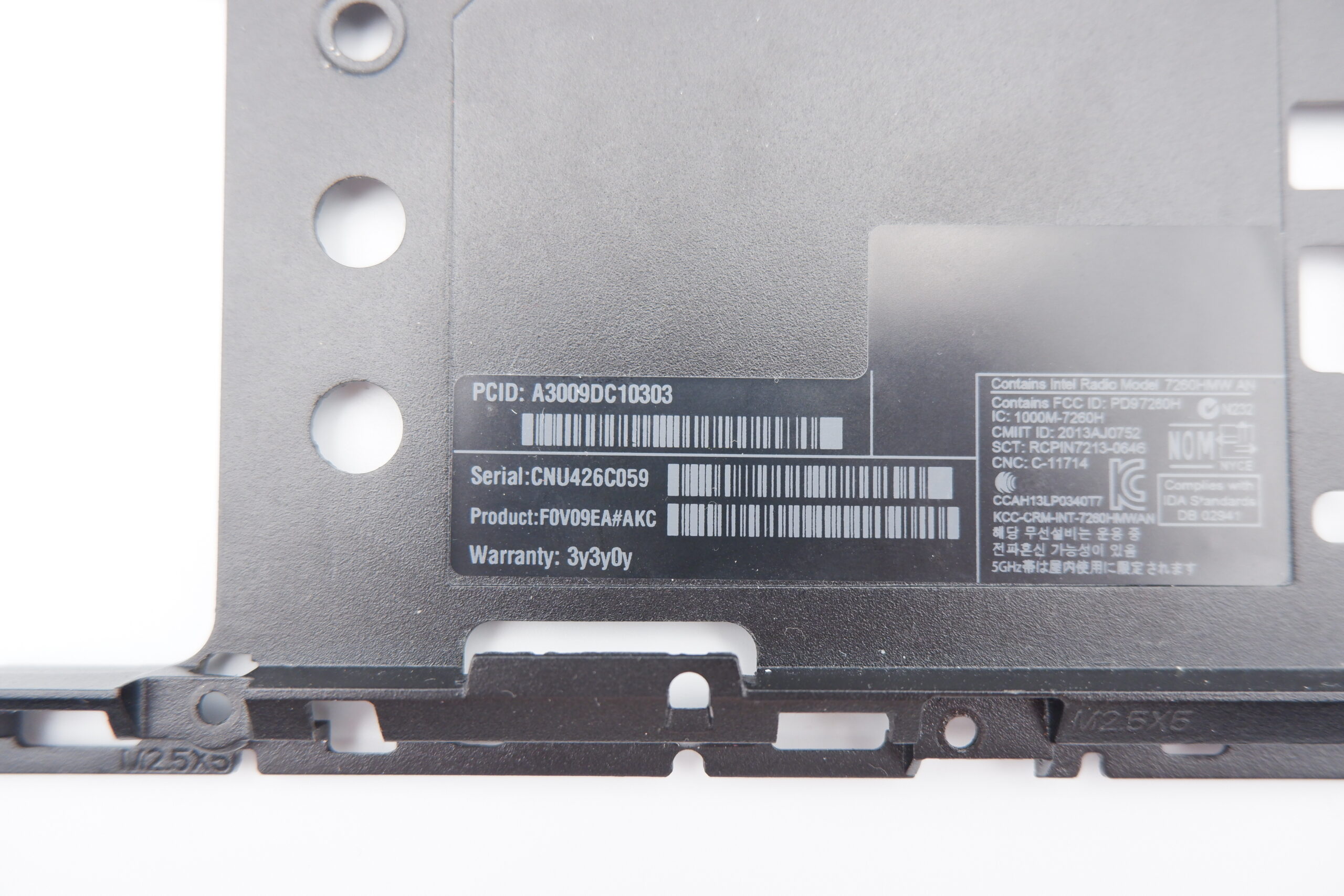 HP ZBook 14 G1 laptop alsó ház 765810-001 6070B0694903 - Image 3