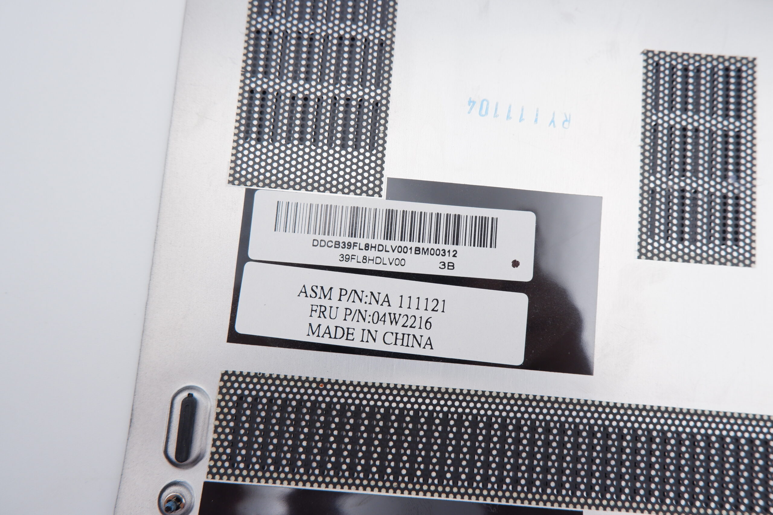 Lenovo ThinkPad X121e laptop alsó takaró fedél burkolat 04W2216 - Image 3