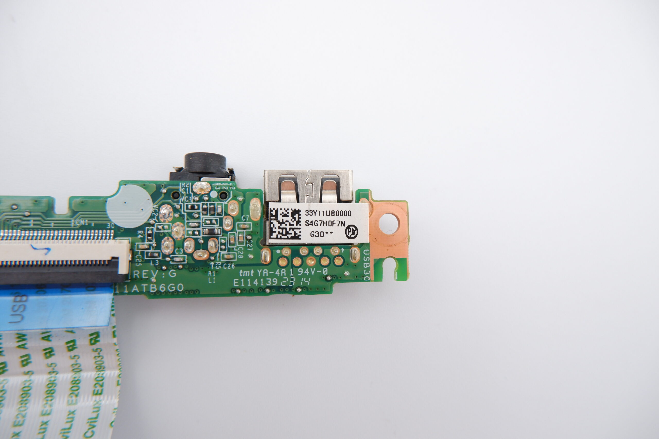 HP Pavilion 17-F 17-P 15-P laptop USB audio panel 33Y11UB0000 - Image 4