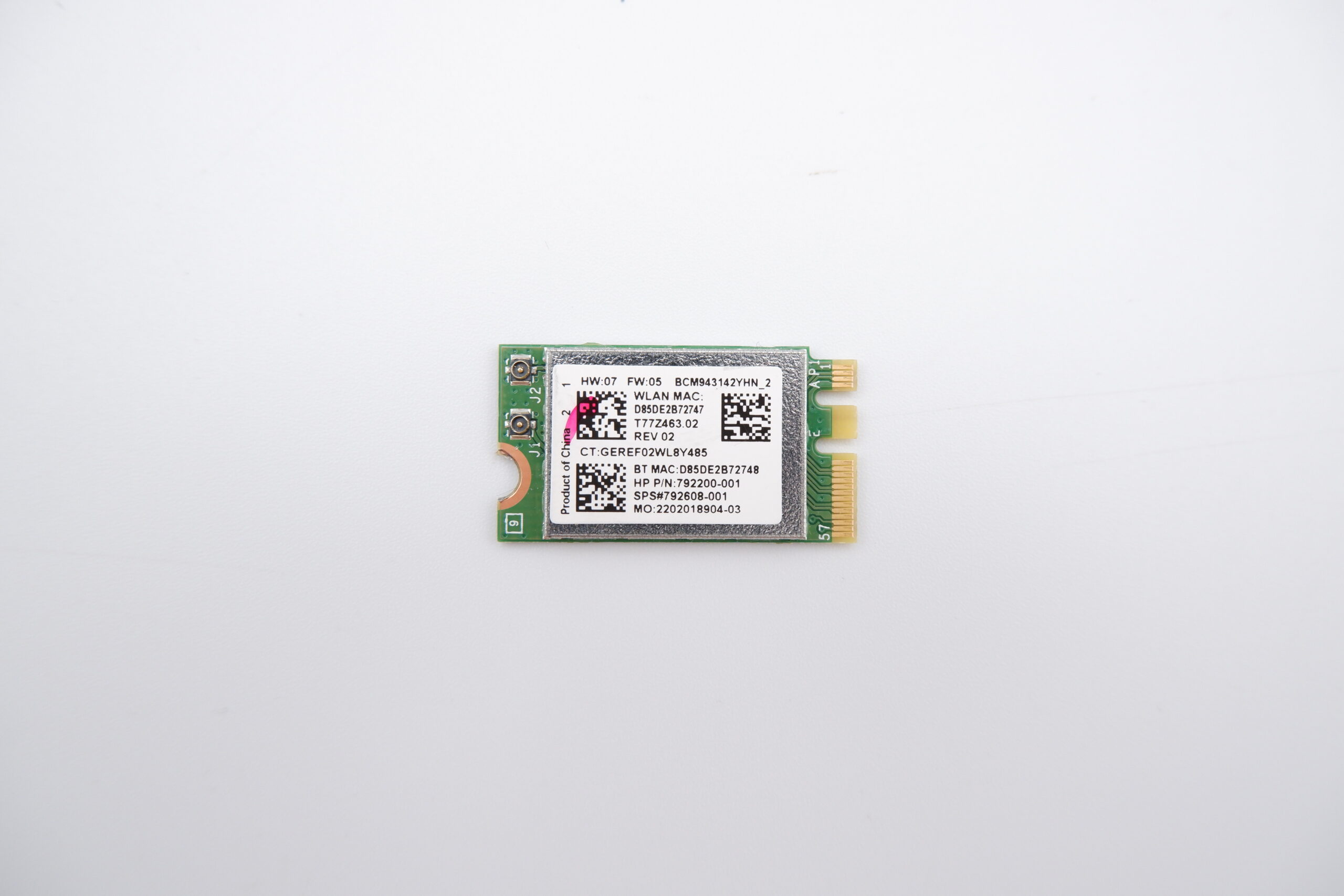 HP 255 G4 Broadcom Wifi kártya BCM943142YHN 792608-005