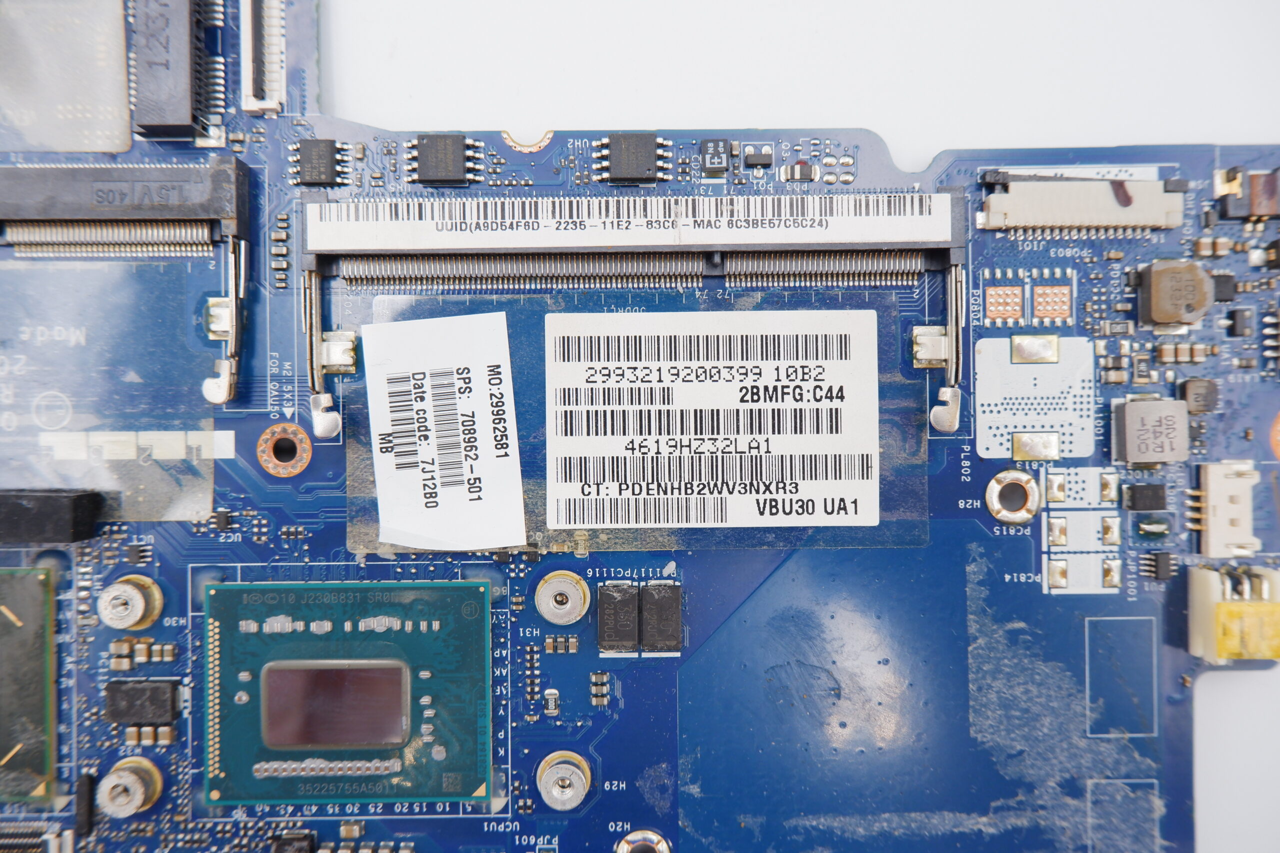 HP Envy 4-1181eg laptop alaplap LA-8662P 708962-501 - Image 3