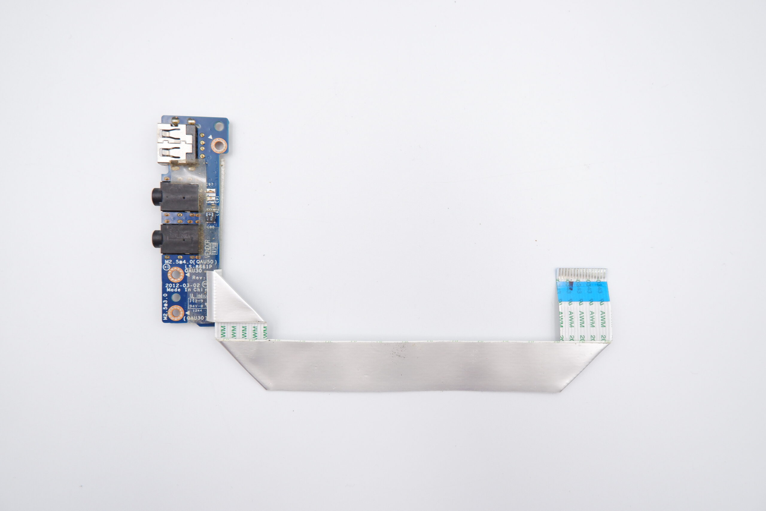 HP Envy 4-1181eg laptop USB Jack panel LS-8661P NBX00015G00 - Image 3