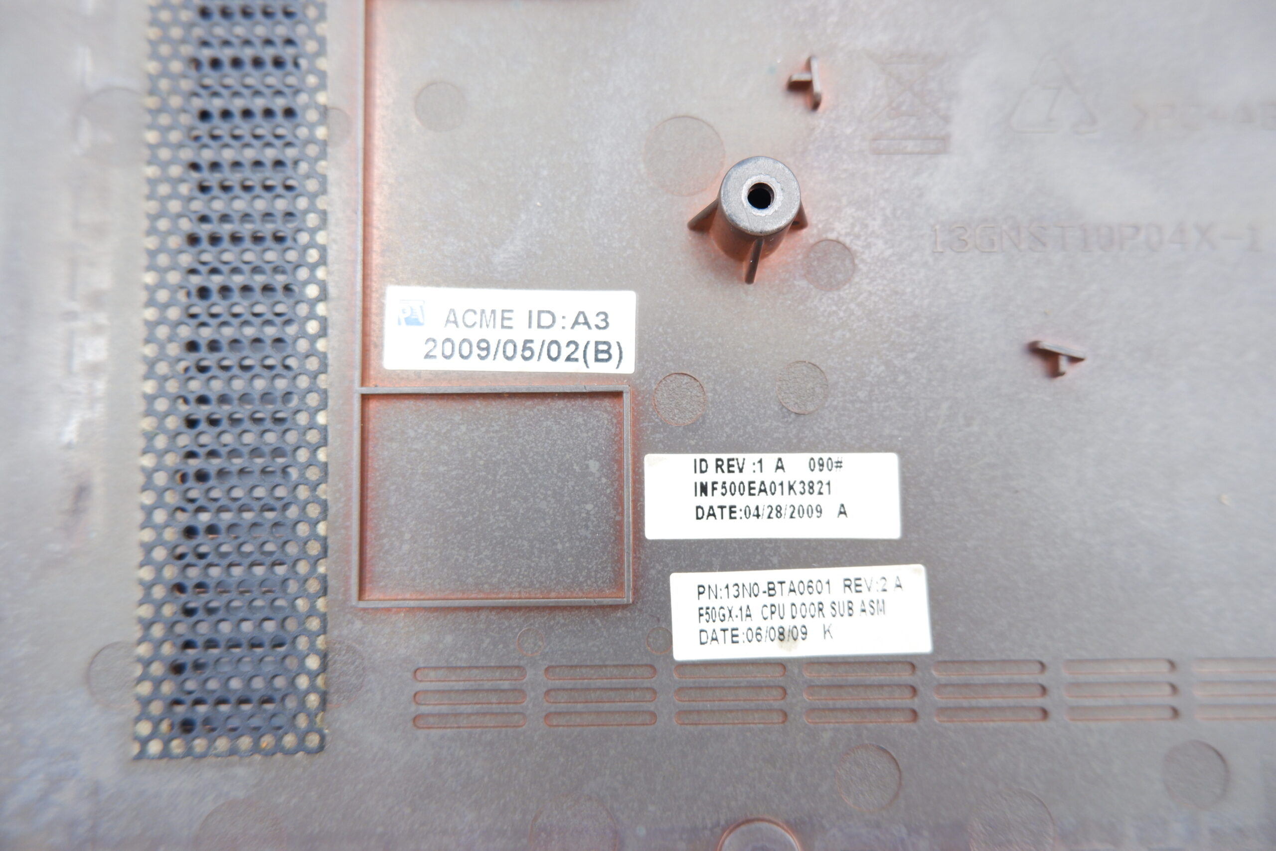 Asus N60D laptop HDD merevlemez fedél burkolat 13NO-BTA0601 - Image 3